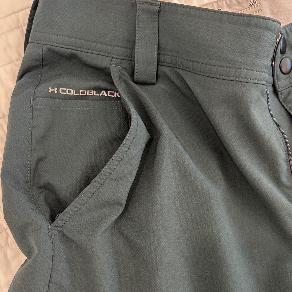 Under Armour Men's Dark Teal Athletic Shorts - Picture 4 of 7